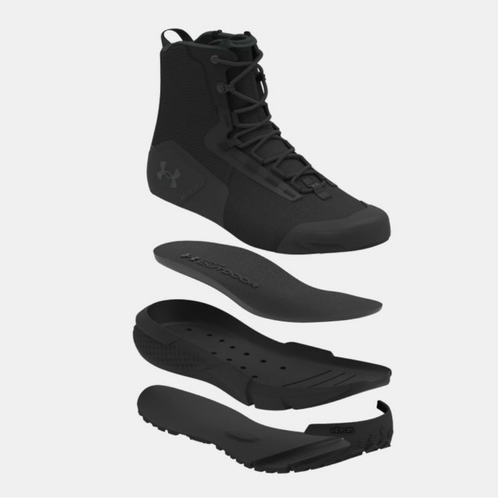 NIB Under Armour Vibram Charged Valsetz Side Zip Tactical Boots - Picture 5 of 16